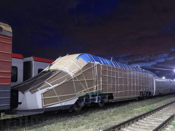 Ўзбекистонга тезюрар поезд олиб келинди