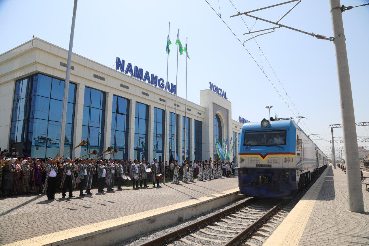 Эртадан Тошкент – Наманган – Андижон – поезди қатнови йўлга қўйилади-