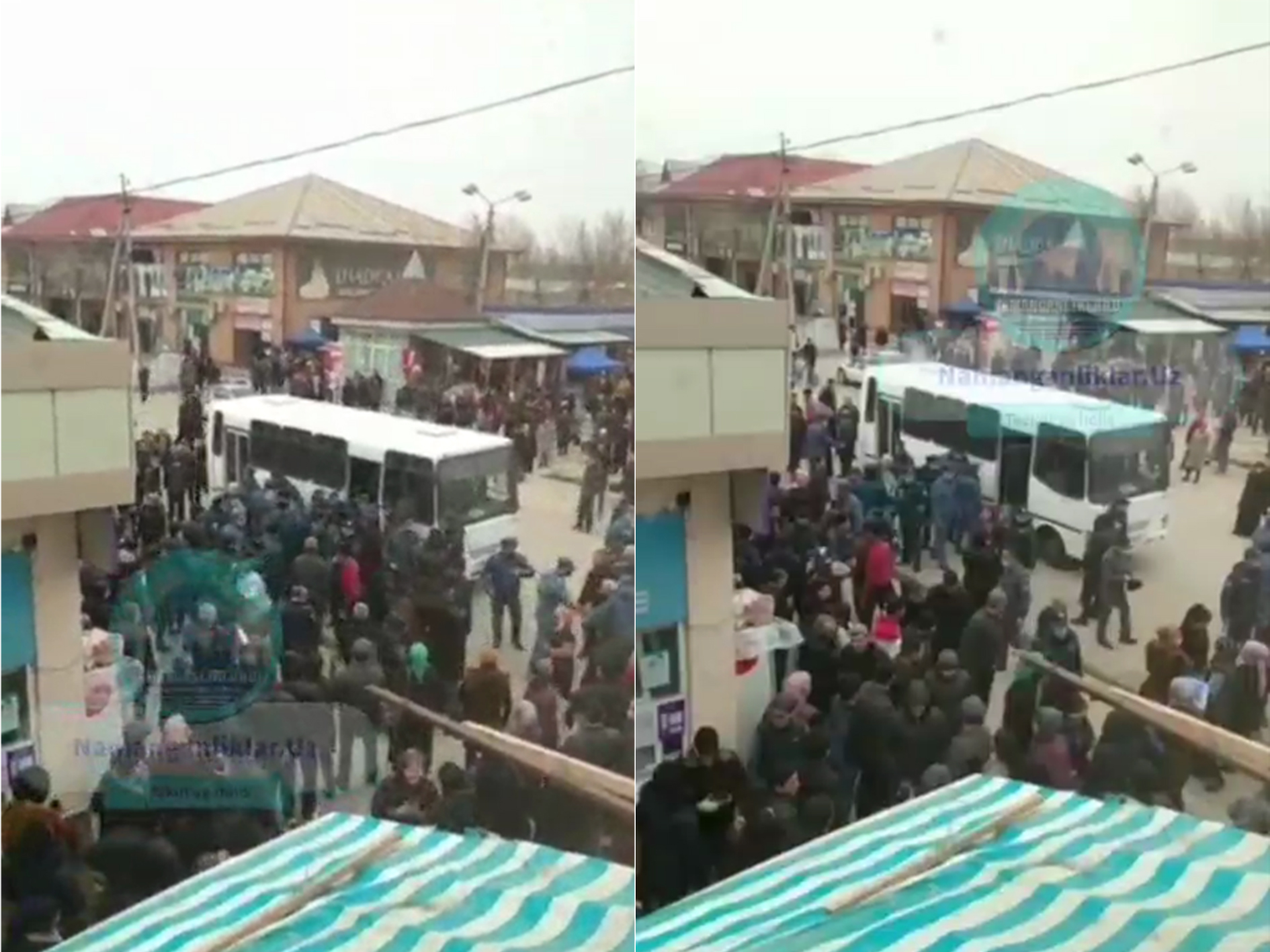 Гулистон шаҳридаги эски бозор ҳудудида Миллий гвардия ва ИИБ ходимлари одамларни автобусга тиқиб олиб кетишаётганлиги тўғрисида тарқалган видеохабар юзасидан шаҳар ҳокимлиги ахборот хизмати расмий муносабат белдирди.