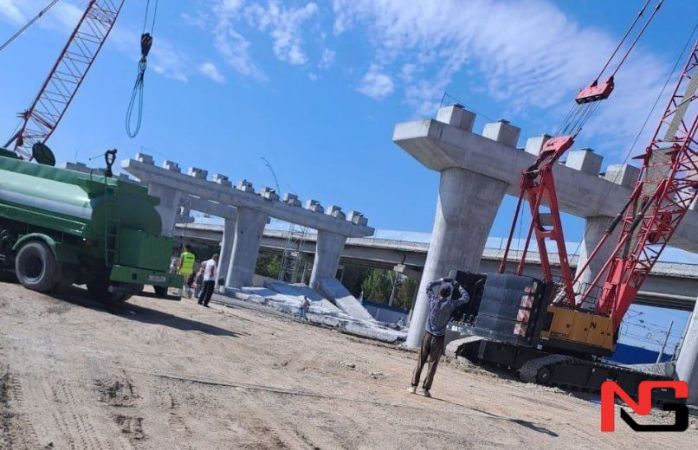 Тошкентдаги кўприк тўсинларининг қулаши ортидан уч мансабдор қамоққа олинди