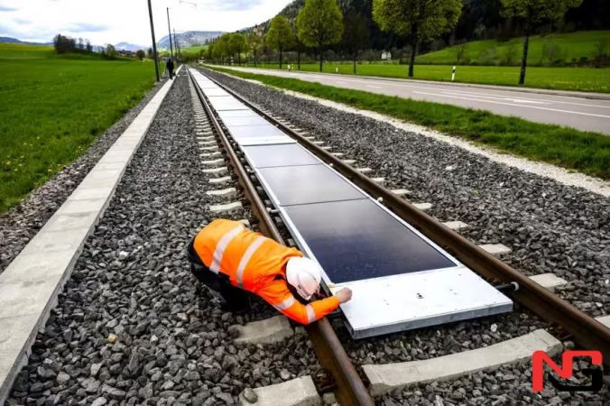Shveytsariya poyezd yo‘llarini quyosh elektr stansiyalariga aylantiradi