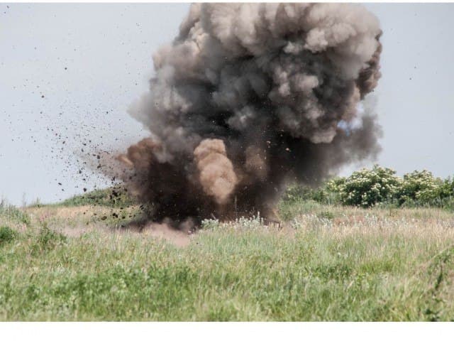 Чегарачи минага тушиб, портлаб кетди