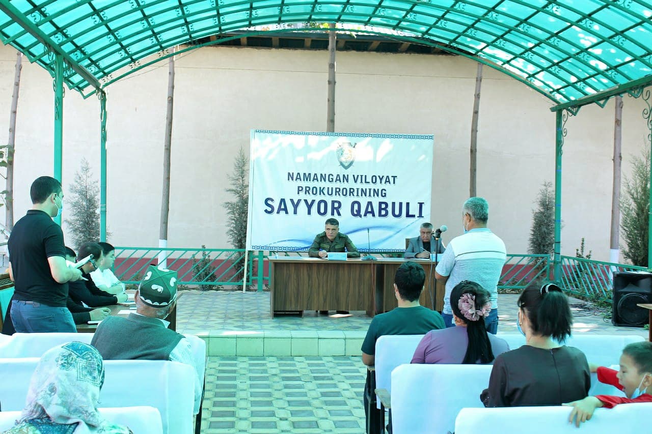 Вилоят прокурорининг учқўрғонга ташрифи