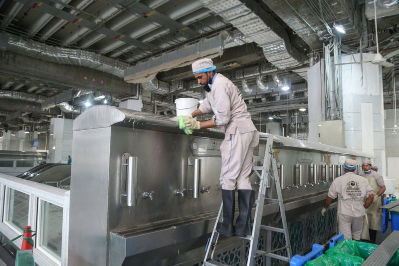 Маккада коронавирус туфайли зиёратчиларнинг Каъба атрофидаги майдонга ўтиши вақтинча чекланди