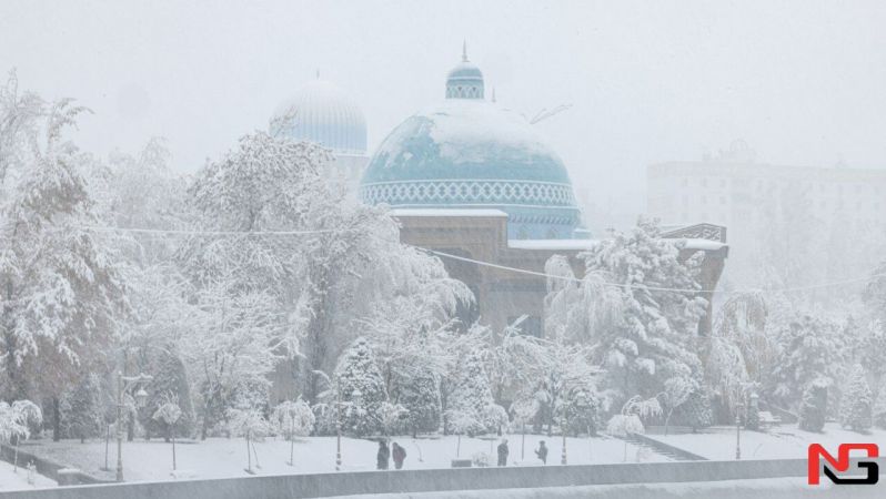 Эртага Ўзбекистоннинг айрим жойларда қор ва ёмғир ёғади